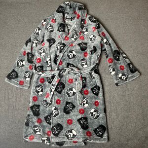 Star Wars Darth Vader Storm Trooper Youth Boys Robe Size XS Extra Small Gray